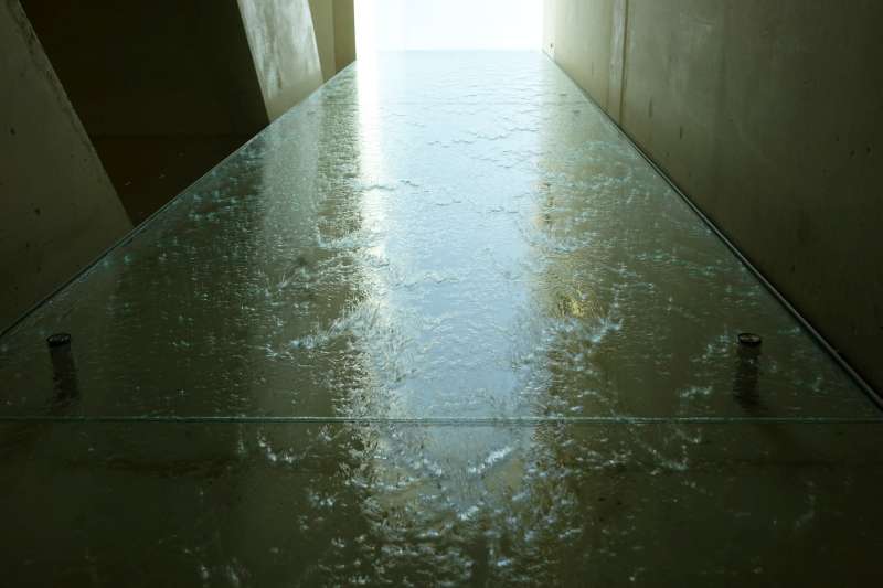 Glas Wasserwand "Cristallo Magnitudo"