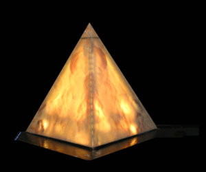 Naturstein Wasserwand "Onyx Pyramide"